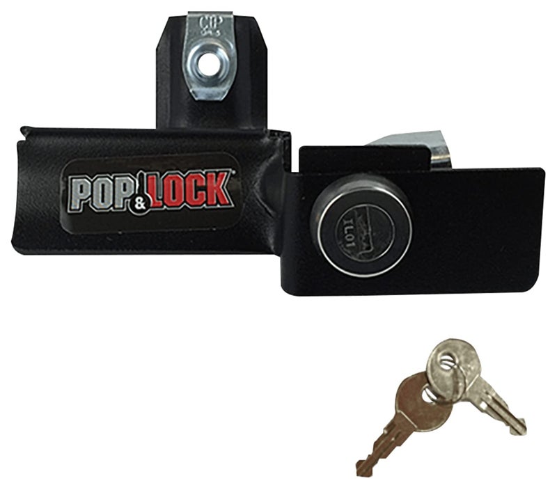 Pop & Lock PL1050 Black Manual Tailgate Lock for Chevy/GMC - Image 1