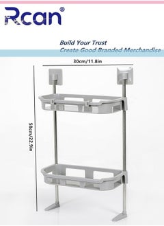 2 Tier Bathroom Above Toilet Storage Rack Bathroom Over The Toilet Storage Shelf Organizer Toilet Paper Holder for Bathrooms Kitchens - pzsku/ZC955AE17E31D5F16523FZ/45/_/1712990699/7f95ce40-1630-427b-95d5-0c053466742d