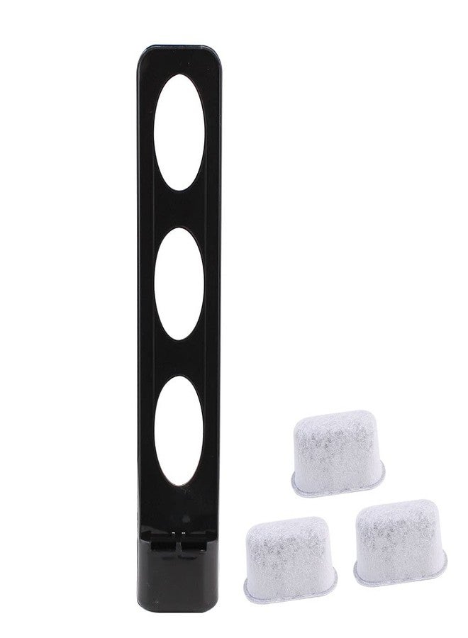 Veterger Replacement Parts Water Filter Holder with 3 Pack Charcoal Water Filters,Compatible with cuisinart Coffee Maker (black) - Image 1