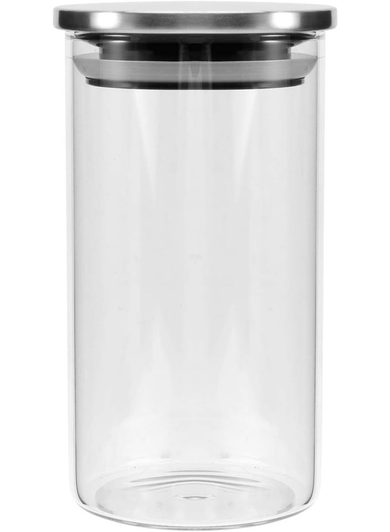 برطمان توابل زجاجي شفاف مع غطاء سعة 1.67 لتر - Image 1