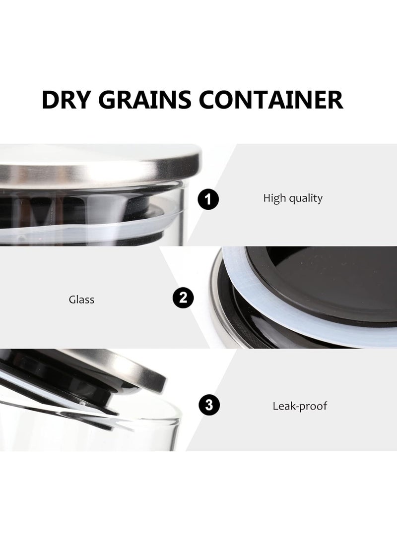 برطمان توابل زجاجي شفاف مع غطاء سعة 1.67 لتر - Image 2