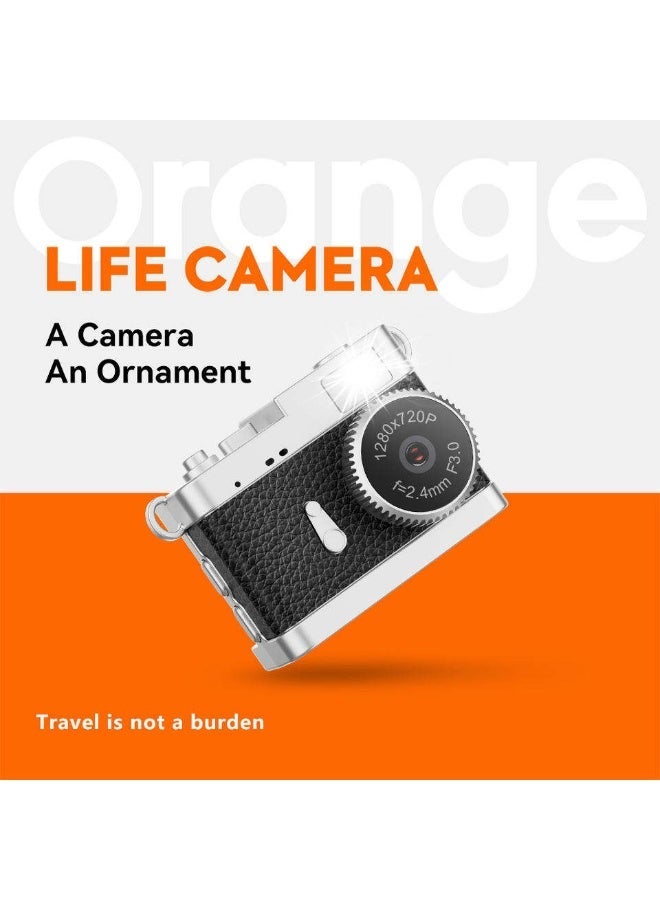 Mini Retro Digital Camera 720p HD Video – Portable Compact Camcorder with 30FPS Video, Wide Zoom, Switchable Creative Filters, Instant Photo Capture, Lightweight Beginner-Friendly Pocket Camera for Travel and Gifts (white) - Image 3