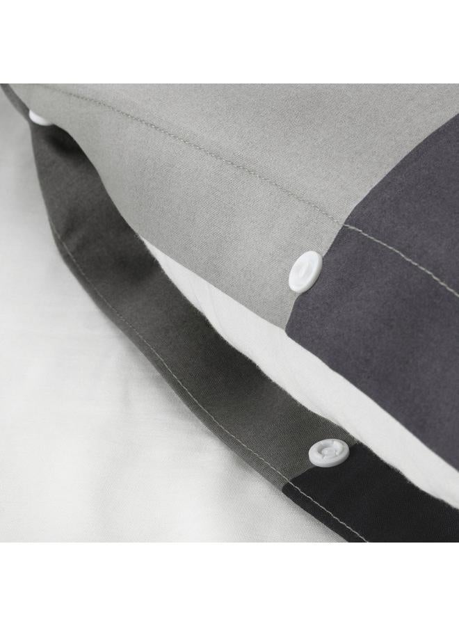 إيروريكس غطاء لحاف و2 كيس وسادة، أسود، 240x220/50x80 سم - Image 3