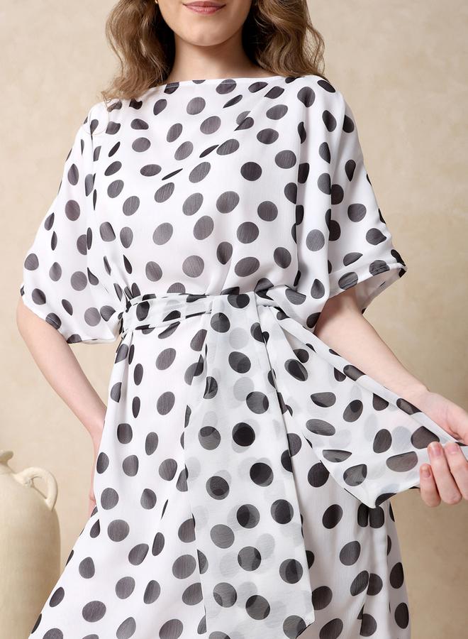 Mish Polka Dot Midi Dress  - Image 2