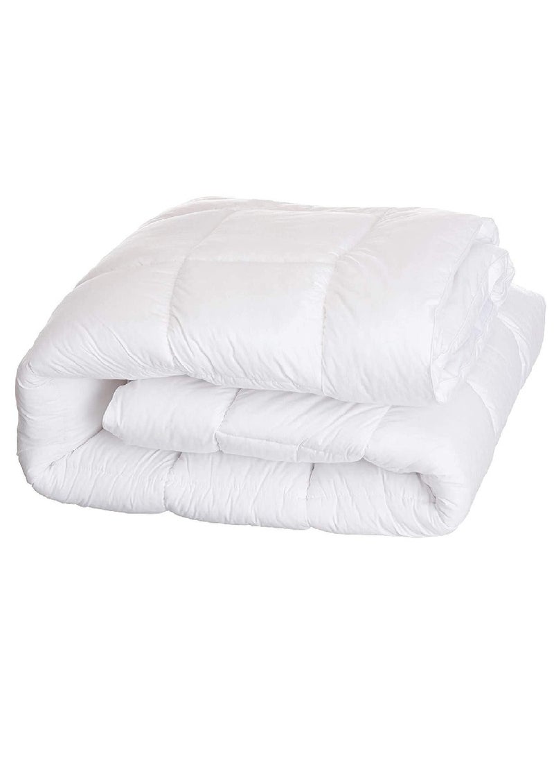 Blueberry Solid Microfibre Duvet King Fillers Microfiber White Best Quality 200x220cm  - Image 1