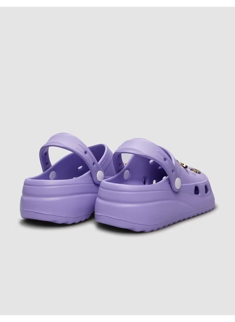 Cabani Sonimix Lilac Stone Detailed Women's Eva Slippers - Image 4