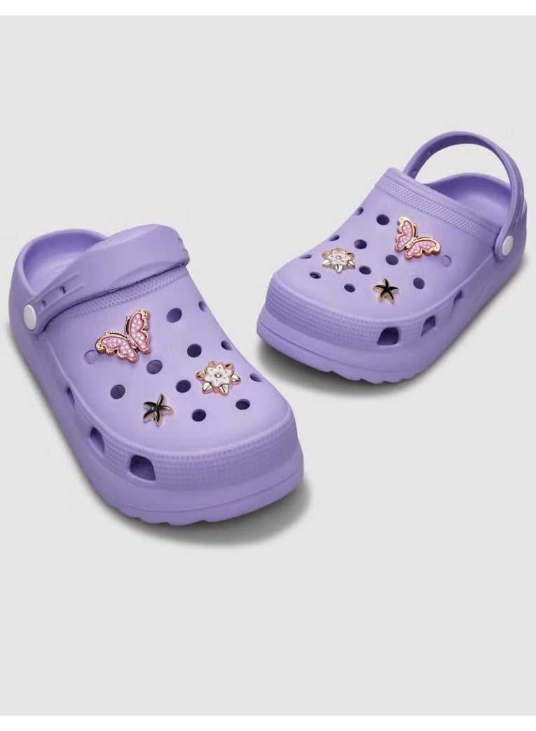 Cabani Sonimix Lilac Stone Detailed Women's Eva Slippers - Image 3