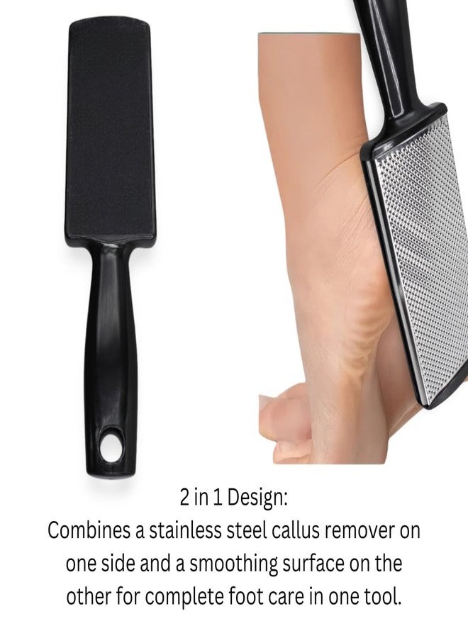 DreamCut Professional Callus Remover 2 in 1 - Stainless Steel Callus Remover & Smoother for Soft (Pink) - Image 4