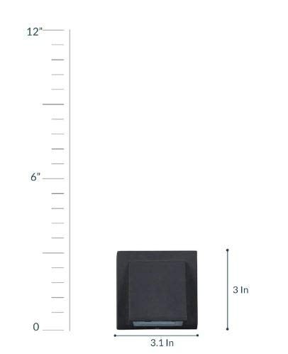 WhiteRay WR_WL_WD_S67 Hanging Wall Light (Black, Square) - Image 3