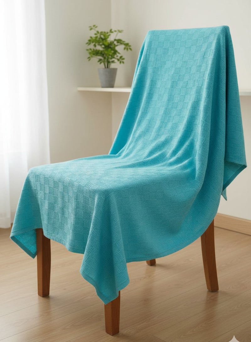 Nile Weave Elegant Egyptian Cotton Leno Throw Blanket – ultra-soft, lightweight, and beautifully crafted. Enjoy luxurious comfort, breathable warmth, and timeless sophistication in any room. - Image 1