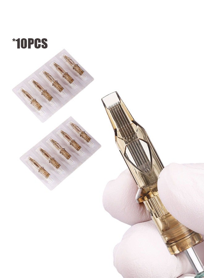 Generic 10 Pcs/set Tattoo Professional Needle Equipment Disposable Tattoo Needle,1209RM Tattoo Cartridge Needles Lined Professional Tattoo Needles for Spinning Tattoo Pens  - Image 1