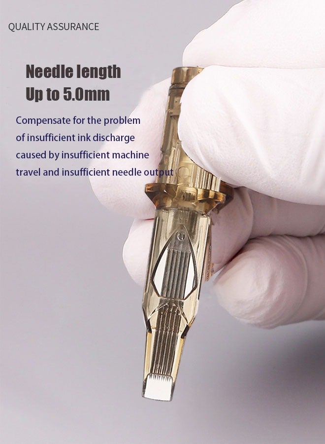 Generic 10 Pcs/set Tattoo Professional Needle Equipment Disposable Tattoo Needle,1209RM Tattoo Cartridge Needles Lined Professional Tattoo Needles for Spinning Tattoo Pens  - Image 3