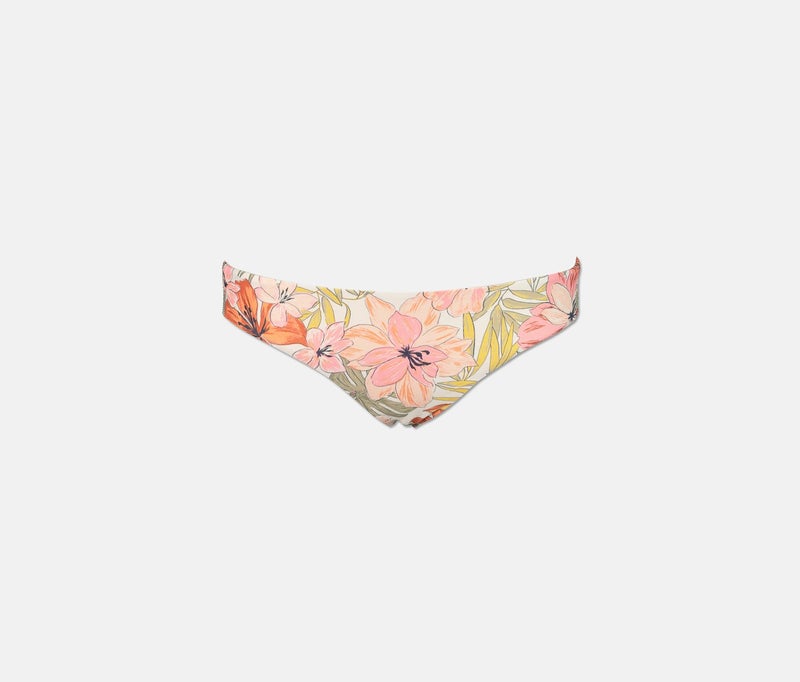 Billabong Women Tropic Luv Lowrider Bikini Bottom, Pink Combo  - Image 1