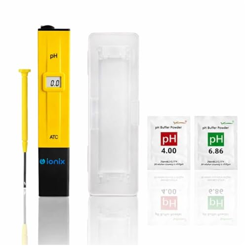 IONIX Imported Digital Pen Type PH Meter with Calibration Accessories for Water Testing (Multicolour) - Image 1