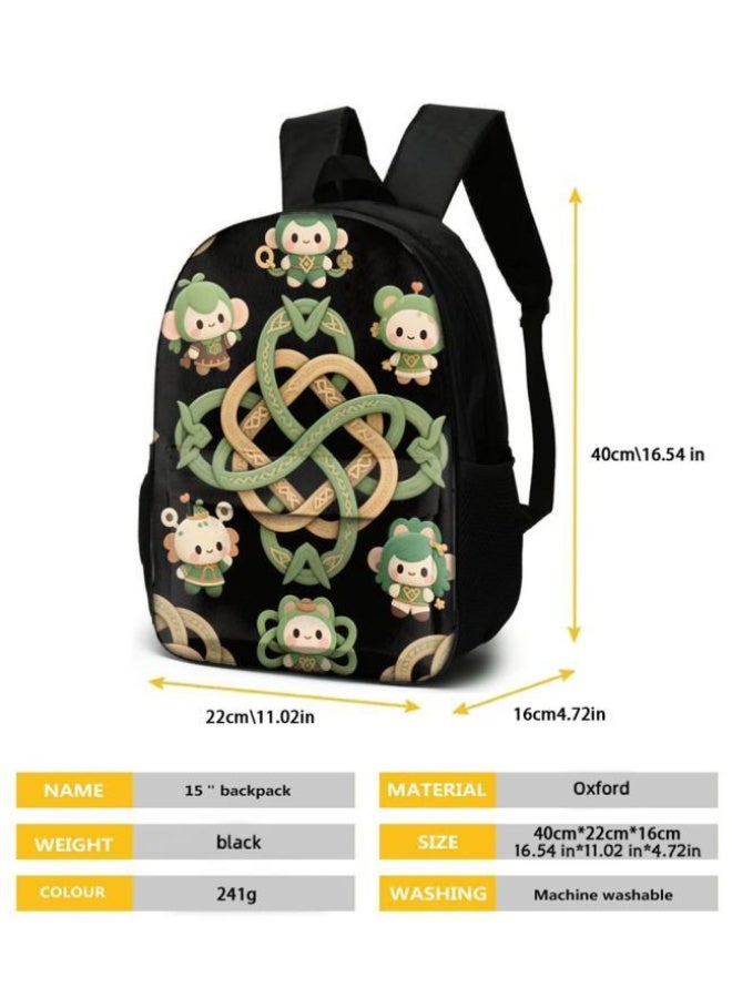 Cute cartoon companion, fashionable and practical bag set (students, children, friends outings, mountain climbing, etc. are available) - 431  - Image 5