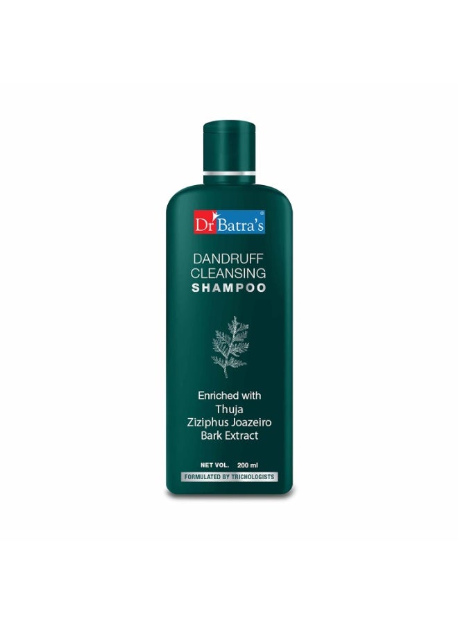 Dr Batra's Dandruff Cleansing Shampoo Enriched With Thuja 200 ml - Pack of 2 - Image 2