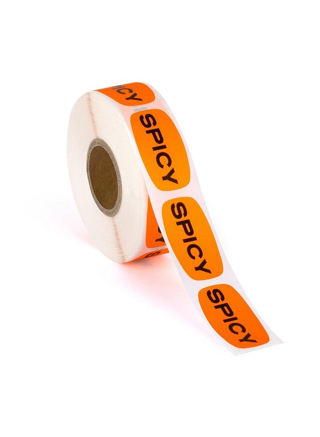Sutter Signs 500pcs Spicy Stickers Grocery Store Hot Food Labels 1 Roll by Sutter Signs - Image 1