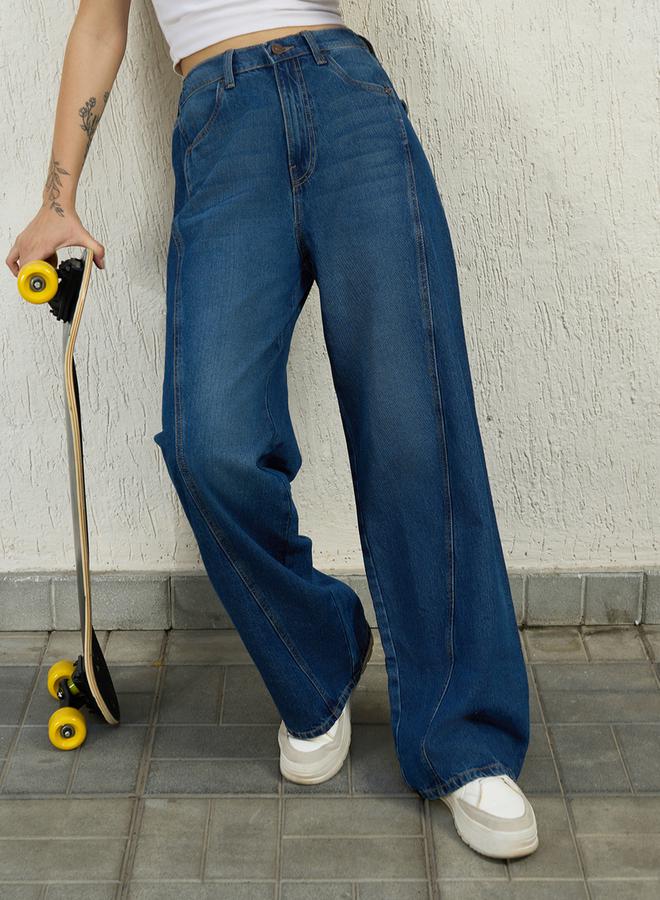 Hubberholme High Rise Straight Fit Jeans - Image 1