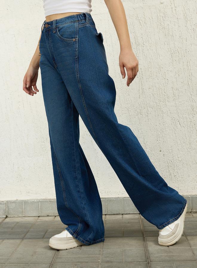 Hubberholme High Rise Straight Fit Jeans - Image 2