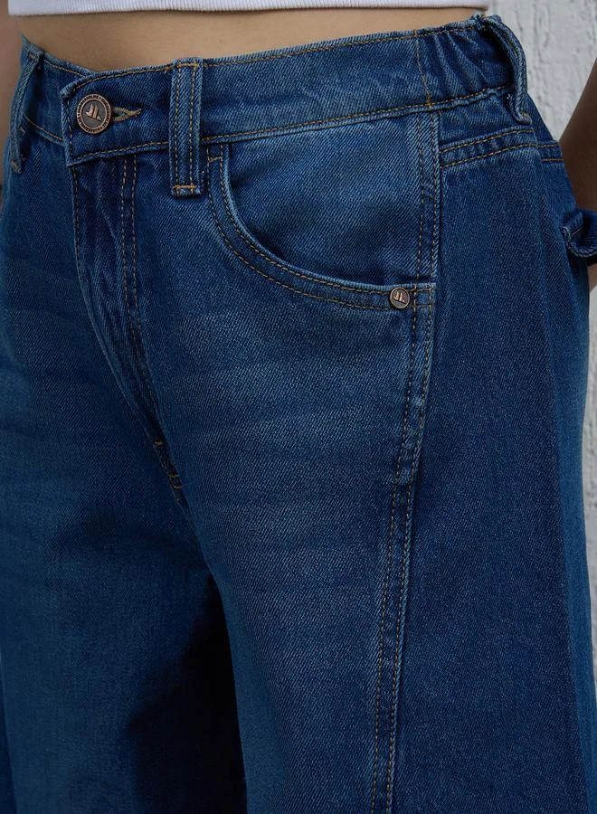 Hubberholme Hubberholme High Rise Straight Fit Jeans