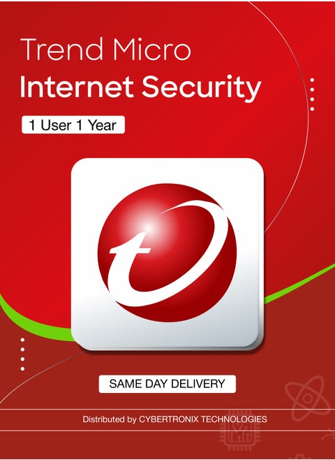 Trend Micro Internet Security | 1 User 1 Year | Digital License | Same-Day Delivery