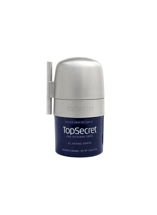 Top secret - Op Secret Hair Thickening Building Fibers Undetectable & Natural Hair Filler For Men & Women Instantly Fill In Fine Thinning Hair Weather & Sweat Resistant (Dark Brown Travel) - Image 1