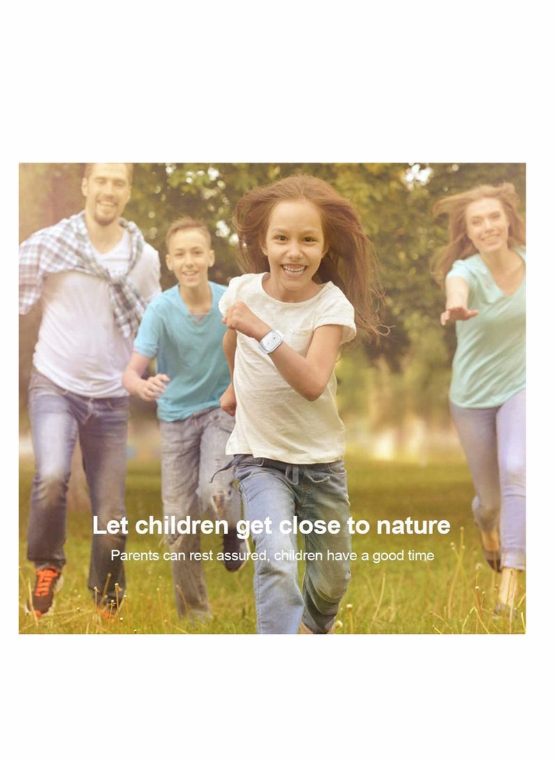 Ultrasonic Mosquito Repellent Watch USB Charging Waterproof Portable Smart Bracelet for Indoor and Outdoor Use M1 Black - Image 3