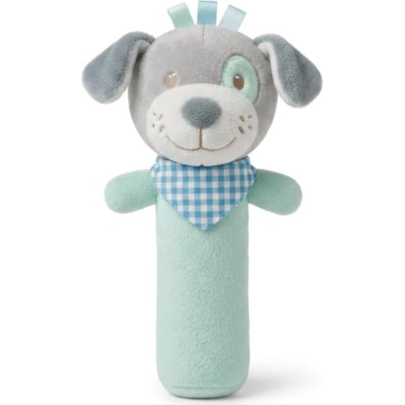 Plush Baby Rattle Toy for Infants 0 12 Months Soft Stuffed Animal Hand Rattle with Crinkle and Squeaker Sound Donkey Dog Teddy Horse Cute Dolls Assorted Colors Assorted Rattle Pack of 1 - Image 1