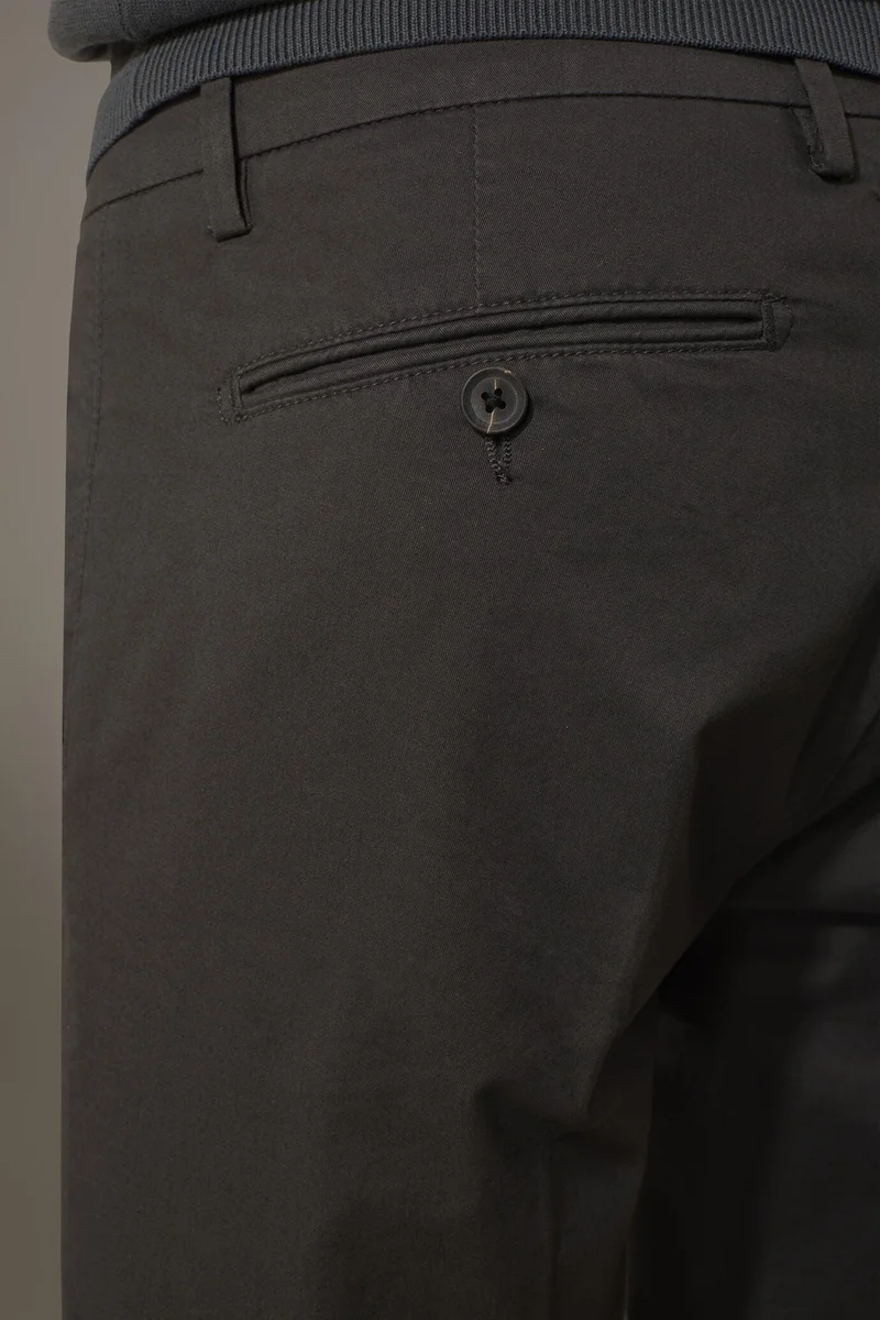 Doppelganger Grey Classic chino trousers - DK Grey for Men | Best Price UAE