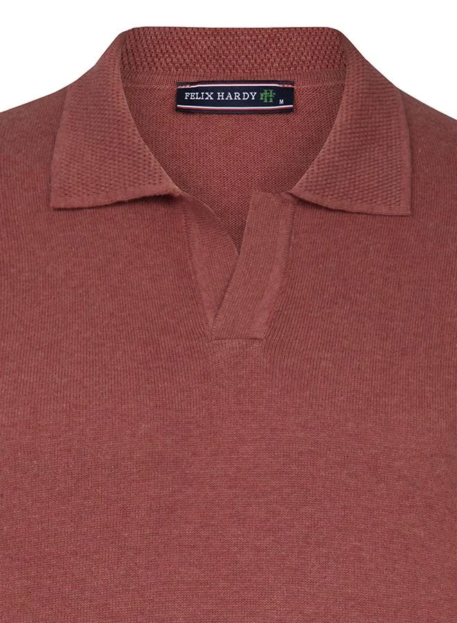 فيليكس هاردي Polo collar long sleeve jumper