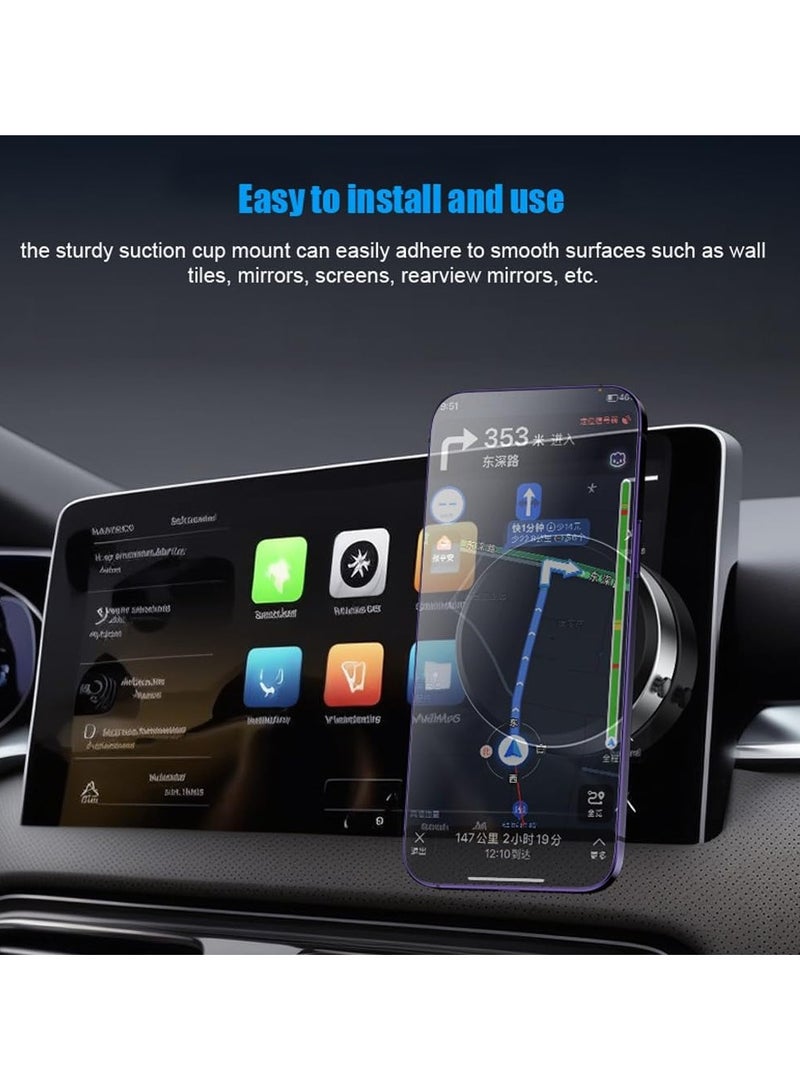 Car Suction Cup Phone Holder Vacuum Adsorption Phone Tablet Mount 360° Rotatable Universal Windshield Phone Holder - Image 5