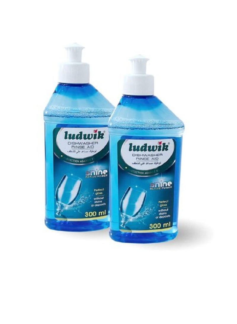 ludwik Ludwik Dishwasher Rinse Aid - 300ml (Pack of 2) 