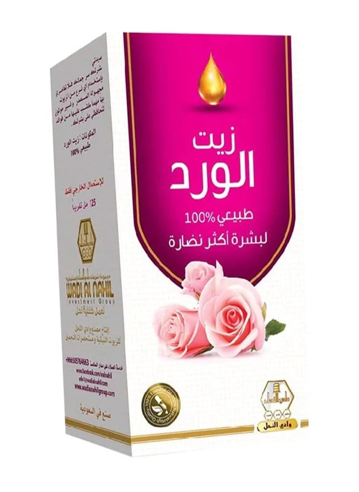 Wadi Al Khaleej Rose oil 125 milliliters  - Image 2