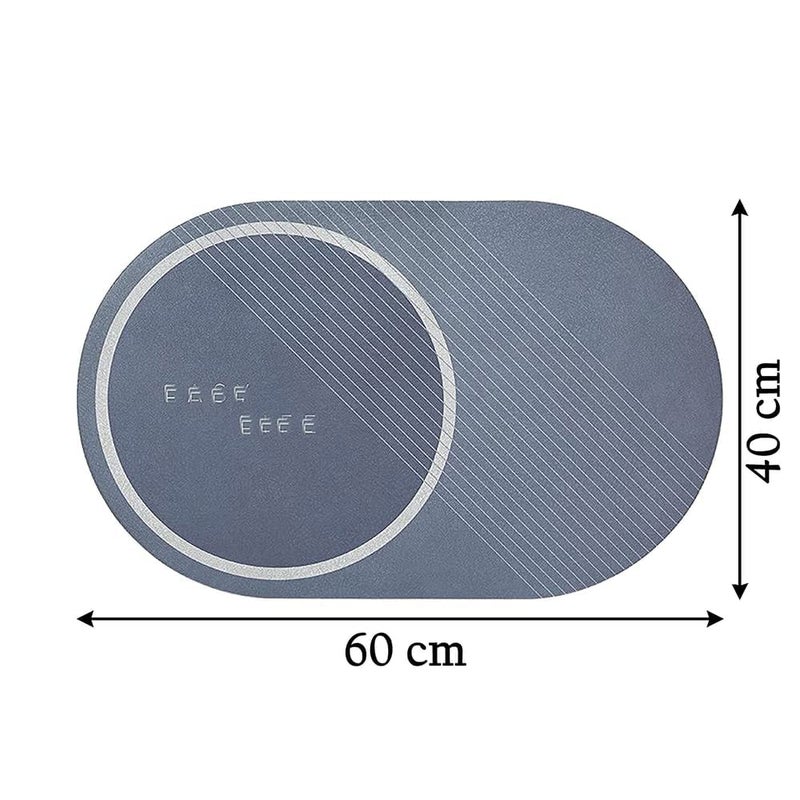 Pekos Large Bathroom Mat WaterAbsorbing Bath Mat QuickDrying Mat NonSlip Mat Household Carpet Mat Super Water Absorbent Floor Mat AntiSlip Doormat Carpet 58 x 38 cmMulticolor Easy - Image 2