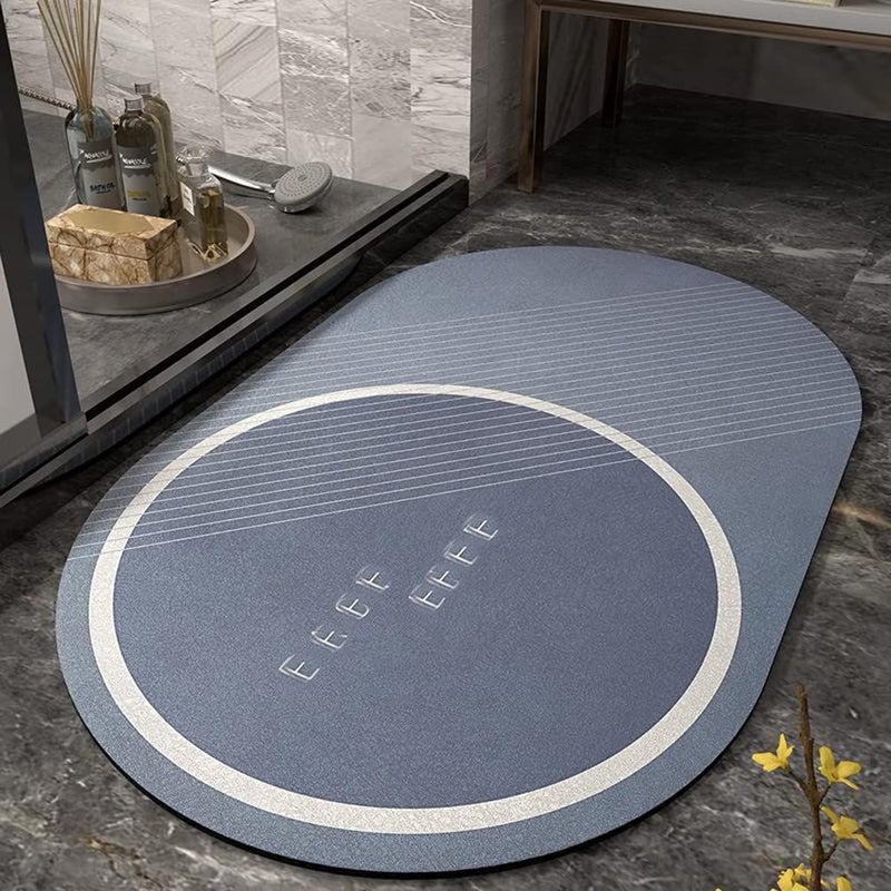 Pekos Large Bathroom Mat WaterAbsorbing Bath Mat QuickDrying Mat NonSlip Mat Household Carpet Mat Super Water Absorbent Floor Mat AntiSlip Doormat Carpet 58 x 38 cmMulticolor Easy - Image 3