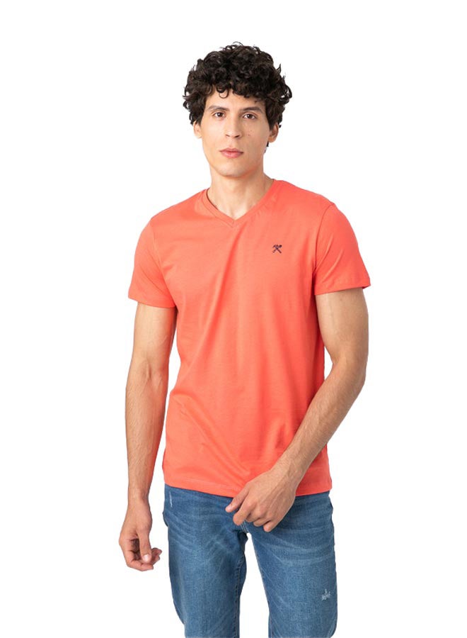 Marco Bergamo VNeck T-Shirt With Logo  - Image 3