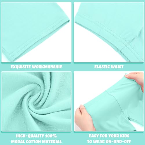 Boyiee 12 Pack Girls Shorts Toddler Bike Shorts Dance Gymnastics Yoga Safety Active Under Dress Pants(2-3 Years,Light Color) - Image 3