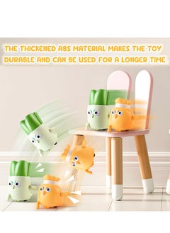 Excefore Blind Box Toy, 1Pcs Baby Push Go Friction Power Car Play Vehicles, Cartoon Vegetables Toys Racing Cars, Random Art Toy, Creative Gift, Best Birthday Gifts for Kids (Random Style)  - Image 2