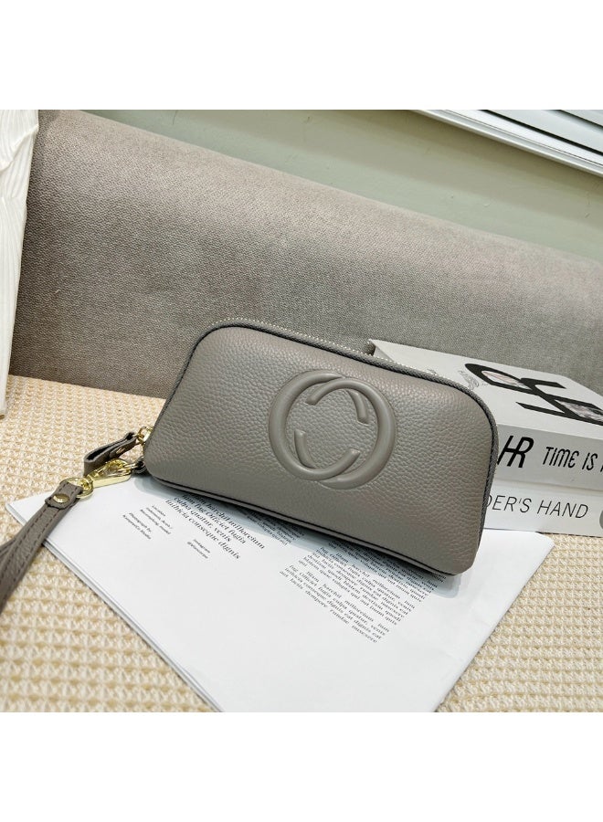 Fine silk with rhinestone metal chain elegant clutch bag with shoulder strap suitable for dinner wedding - Image 1