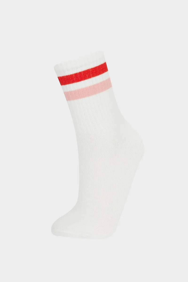 ديفاكتو Woman Comfortable Elastic 3 Piece Cotton Long Socks