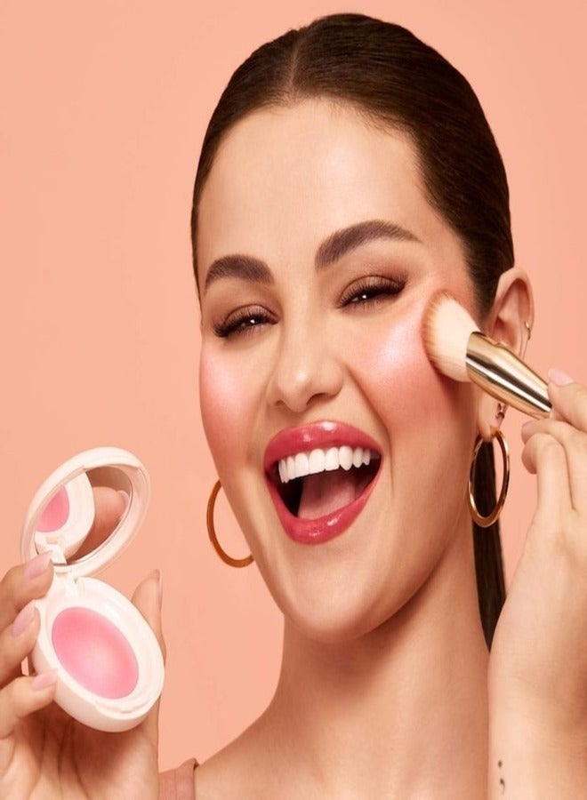 Rare Beauty Rare Beauty Soft Pinch Luminous Powder Blush – Happy (Cool Pink, 2.8g) | Radiant Finish, Buildable Coverage, Lightweight, Long-Lasting, Vegan & Cruelty-Free  - Image 4