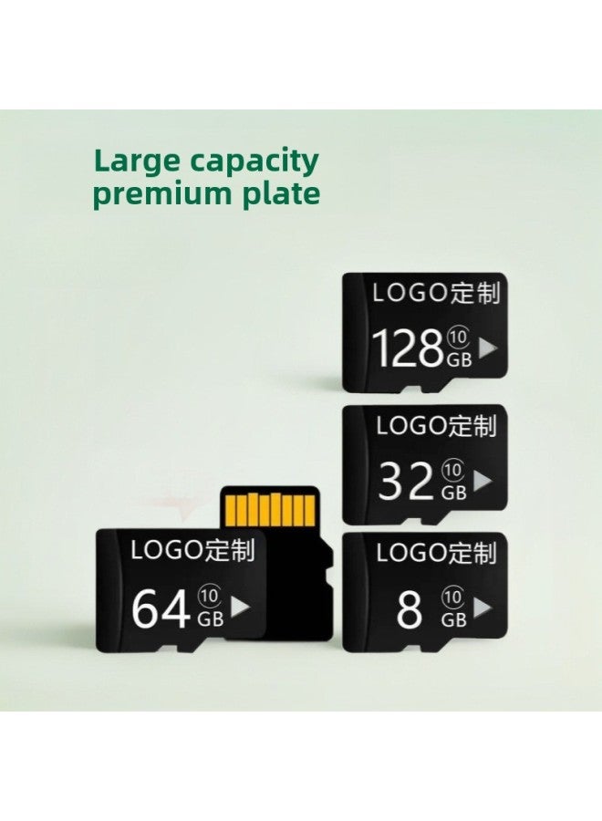 32GB High-speed TF Card 16G Monitoring Card 8G Mobile Phone 128G Camera 64G Driving Recorder Memory Card-Color:Black-Capacity:128GB  - Image 1