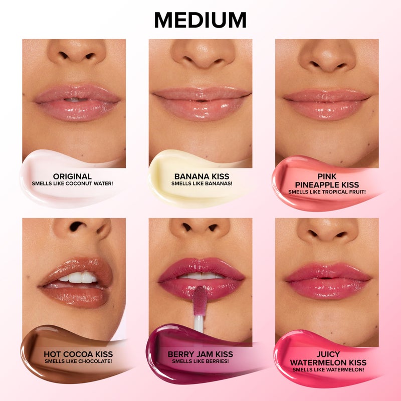 Too Faced Pillow Balm Ultra-Hydrating Lip Treatment | Liquid Lip Balm that Replenishes Lips with Hyaluronic Acid, 0.2 Fl Oz, Banana Kiss - Image 5