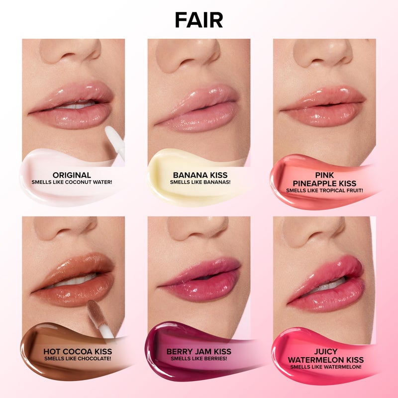 Too Faced Pillow Balm Ultra-Hydrating Lip Treatment | Liquid Lip Balm that Replenishes Lips with Hyaluronic Acid, 0.2 Fl Oz, Banana Kiss - Image 4