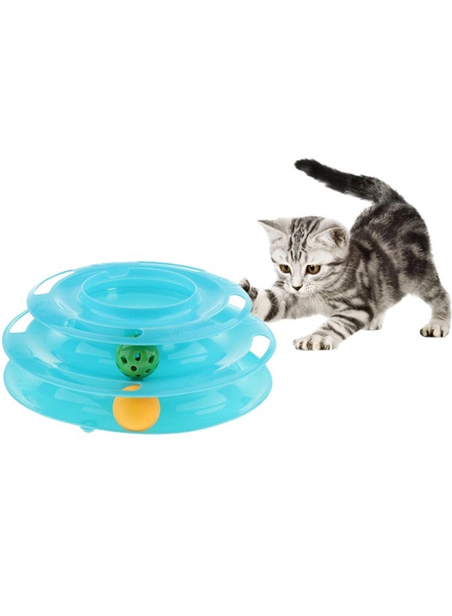 MARGOUN Two Level Spin Track Tower With 2 Balls - Image 1