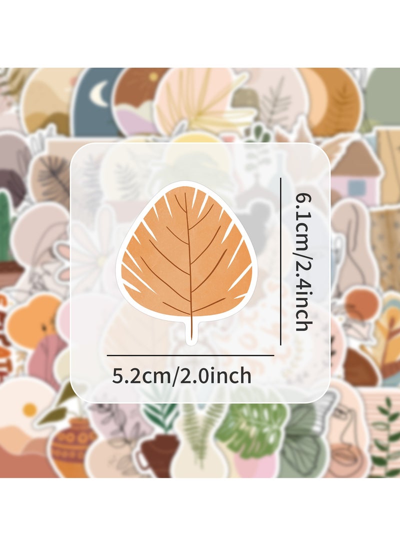 103Pcs Boho Stickers Vintage Cute Boho Aesthetic Stickers for Adults Girls Kids Vinyl Waterproof Stickers for Water Bottles Laptops Phone Journaling Scrapbook Diary Decoration - Image 3