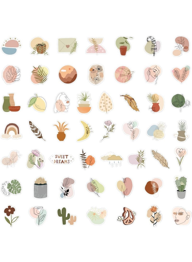 103Pcs Boho Stickers Vintage Cute Boho Aesthetic Stickers for Adults Girls Kids Vinyl Waterproof Stickers for Water Bottles Laptops Phone Journaling Scrapbook Diary Decoration - Image 5