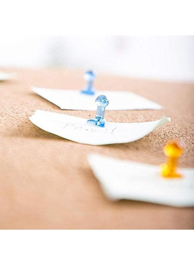 ديلي E0030 دبوس ضغط ملون شفاف 100 علبة متعدد الألوان - Image 4