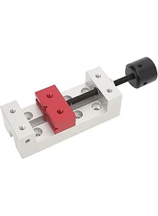 50mm Aluminum Flat Clamp Bench Vise Drilling Press Vice Fixing Tool - Image 1