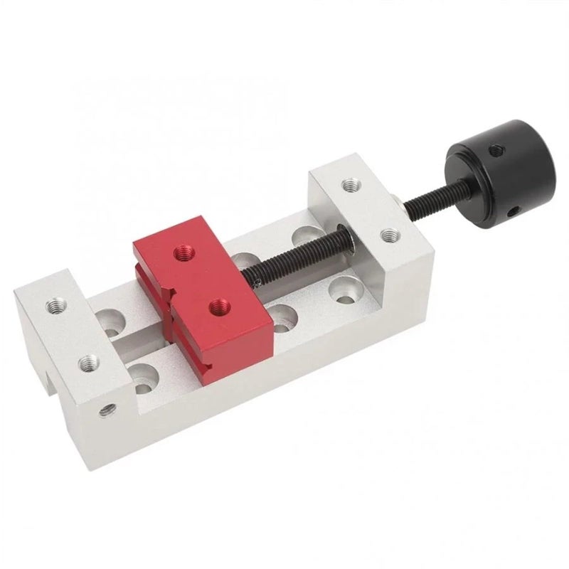 50mm Aluminum Flat Clamp Bench Vise Drilling Press Vice Fixing Tool - Image 2
